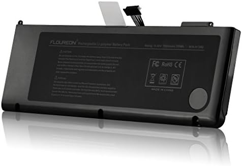Replacement Laptop Battery for APPLE MacBook Pro 15", MC723LL/A MC721LL/A (A1286 Macbook Pro 2011) A1382, Li-Polymer, 10.95V, 7000mAh, 77Wh, Genuine Lithium Cobaltate