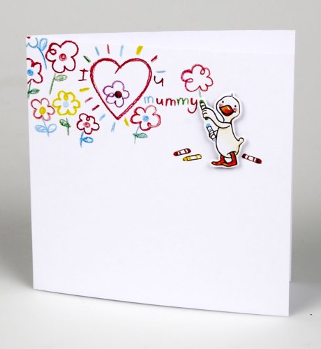 Little Duckling Mummy Handcrafted Mother's Day Card