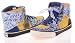 CHRISTIAN AUDIGIER Ed Hardy The Vato Mens Shoes Blue/Yellow/White Leather #Image 1