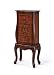 Jewelry : Powell Masterpiece Faux Cherry with Inlay & Fleur-de-Lis Jewelry Armoire