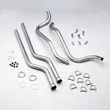 Hooker 16526HKR Dual Competition Header Back Exhaust System Kit