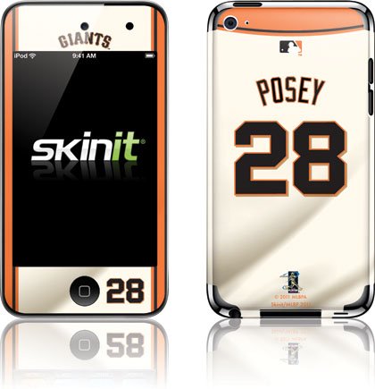 Skinit San Francisco Giants - Buster Posey #28 Vinyl Skin for iPod Touch (4th Gen)