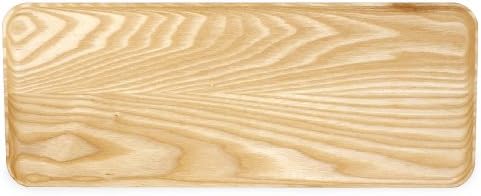 J.K. Adams Natural Ash Rectangular Appetizer Plate, 14-inches by 5 1/2-inches by 1/2-inches