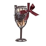 Unique Wine Cork Cage Wine Bottle Gift Tag WINE GLASS Wine Gift Label - Great Bar Decor!