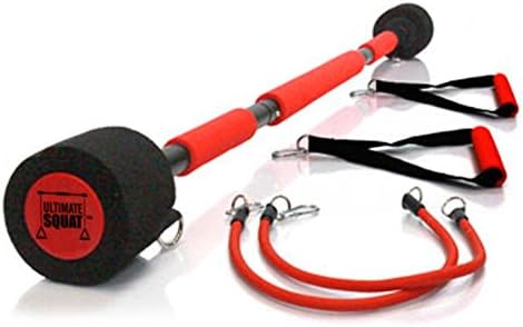 The Ultimate Squat - Strengthen your Lower Body with Resistance Bands - Fat Burner with No Weights - Portable Leg Workout - 100% Satisfaction Guaranteed!