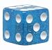 Trik Topz Dice Valve Caps pr. Blue Glitter