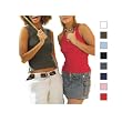 Bella - Ladies' 1x1 Rib Sleeveless Crewneck T-Shirt (2700)