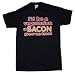 TS621 I'd Be A Vegetarian if Bacon Grew On Trees Funny T-Shirt