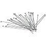 Easy Gardener 70025 Sun Screen Locking Ties, 24-Pack