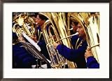 Band of Tuba Musicians, Macau, China Framed Photographic Poster Print by Richard I'Anson, 29x21