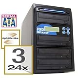 Produplicator 1 to 3 LightScribe SATA Burner 24x CD/DVD Duplicator + USB 2.0 Connection