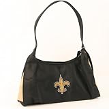 New Orleans Saints Purse / Handbag (13 x 6 x 5) - Black