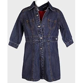 Tommy Hilfiger Baby GirlsToddler Girls 2 Pc. Beyonce Denim Dress