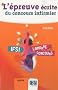 L'�preuve �crite du concours infirmier