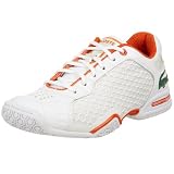 41A89xA9RhL. SL160  Lacoste Womens Repel Sneaker,White/Orange,6.5 M US