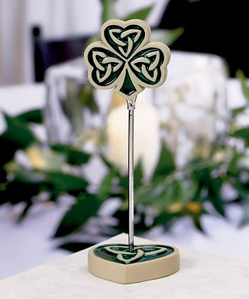 Shamrock / Trinity Love Knot Place Card Holders - Unique Wedding Favors, 30