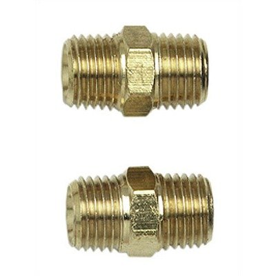 Campbell Hausfeld MP2118 Male Coupling 1/4-in NPT-M to 1/4-in NPT-M(2 pk)
