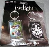 TWILIGHT EDWARD & BELLA & CULLEN CREST LUCITE KEYCHAINS