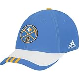 adidas Denver Nuggets Light Blue 2008 NBA Draft Day 1-Fit Flex Fit Hat