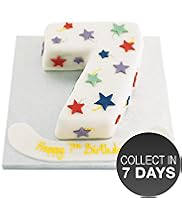 Stars Number Cake (Single Number)