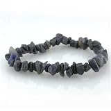 Cute Stretchy Blue Sodalite Chip Bracelet