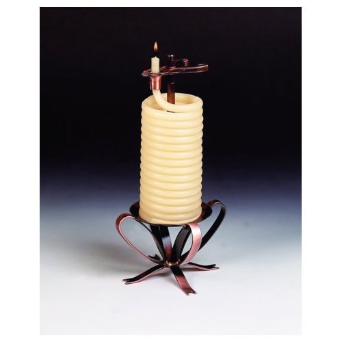 Eclipse Candle by the Hour - 48 Hour Ribbon Stand Bees Wax Candle