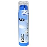 Boiron Homeopathic Medicine Borax, 6C Pellets, 80-Count Tubes (Pack of 5)