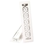 Imperial Manufacturing RG1804 2 1/4-Inch by 12-Inch White VN Floor Register, LTD