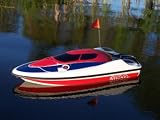 Solo - Personal Waterskiing/Wakeboarding Machine - red/blue