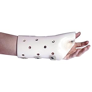 PDC Healthcare FBLWB02200L Fracture Brace, Wrist Hand, Left, Large, White