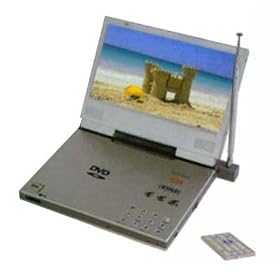 Feastronics Portable DVD Player with Digital TV Tuner + 300 Games