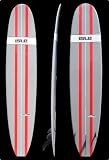 10'0 ISLE ECORE EPOXY PERFORMANCE LONGBOARD GREY STRIPES