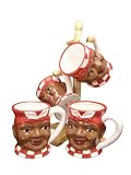 COFFEE MUG,4 pc COFFEE MUGS AUNT JEMIMA