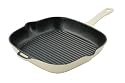 Chasseur Cast Iron 26cm Square Grill Pan Cream
