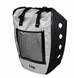 Produkt-Bild: TOP HITEC Gep&auml;cktasche Hecktasche schwarz/silber NEU