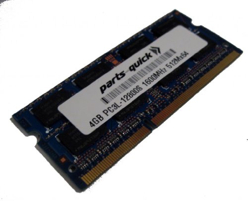 4GB Memory Upgrade for Lenovo ThinkPad Edge E545 DDR3L 1600MHz PC3L-12800 SODIMM RAM (PARTS-QUICK BRAND)