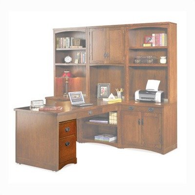Kathy Ireland Home by Martin Furniture Mission Pasadena 2 Drawer Mobile Vertical Wood File Cabinet in Mission Finish