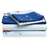 Olive Kids Out of This World Cotton Printed Sheet Set, Twin