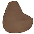 Chocolate Extra Large Rhino Suede Beanbag By Elite Furniture
