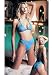 Valentine's Day 2PC Embroidered Halter Top Bra Sexy Lingerie Intimate Apparel with Panty