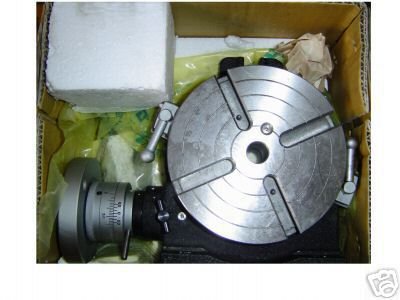 ARTB-8 VERTEX HV-8 8" H/V Rotary Table. WITH ACCESSORIES PACKAGE Tailstock, Dividing Plates