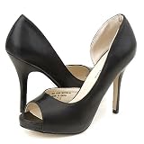 41A8OCx2MSL. SL160  Wild Rose Kakoa181 Platform Pumps Black