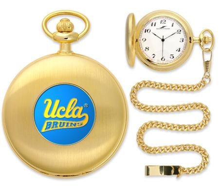 UCLA Bruins NCAA Gold Pocket Watch