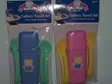 2 Packs of Baby King Cutlery Travel (Sold As a Set)