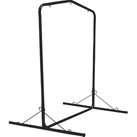 Pawleys Island Deluxe Steel Textured Swing Stand, Bronze from Swings & Rockers Gliders