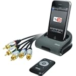 DEXIM DRA022 AV Dock Station with Remote Control For IPhone 3GS/3G/iPod Touch/iPod