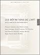 Les d�finitions de l'art