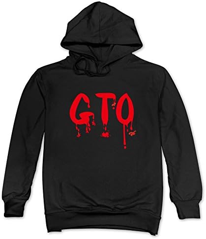 Fashionable 100% Cotton GTO Bloody Hoody Black