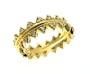 18k Yellow Gold Crown Guard Set w/ Diamonds (.30ctw set) by Diana Heimann