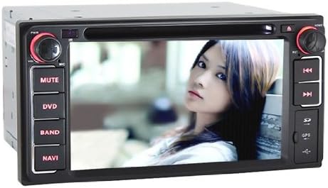 J-8619MX 6.2 Touch Screen 800x480 Double Din Car DVD Player with Bluetooth, GPS &amp; AM/FM Radio for Toyota Cars